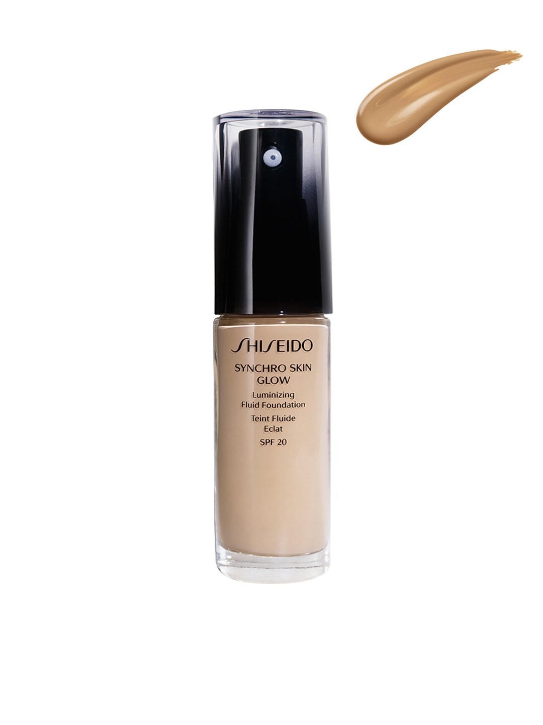 

SHISEIDO Syncro Skin Glow SPF 20 Golden 5 Luminizing Fluid Foundation 30ml, Nude