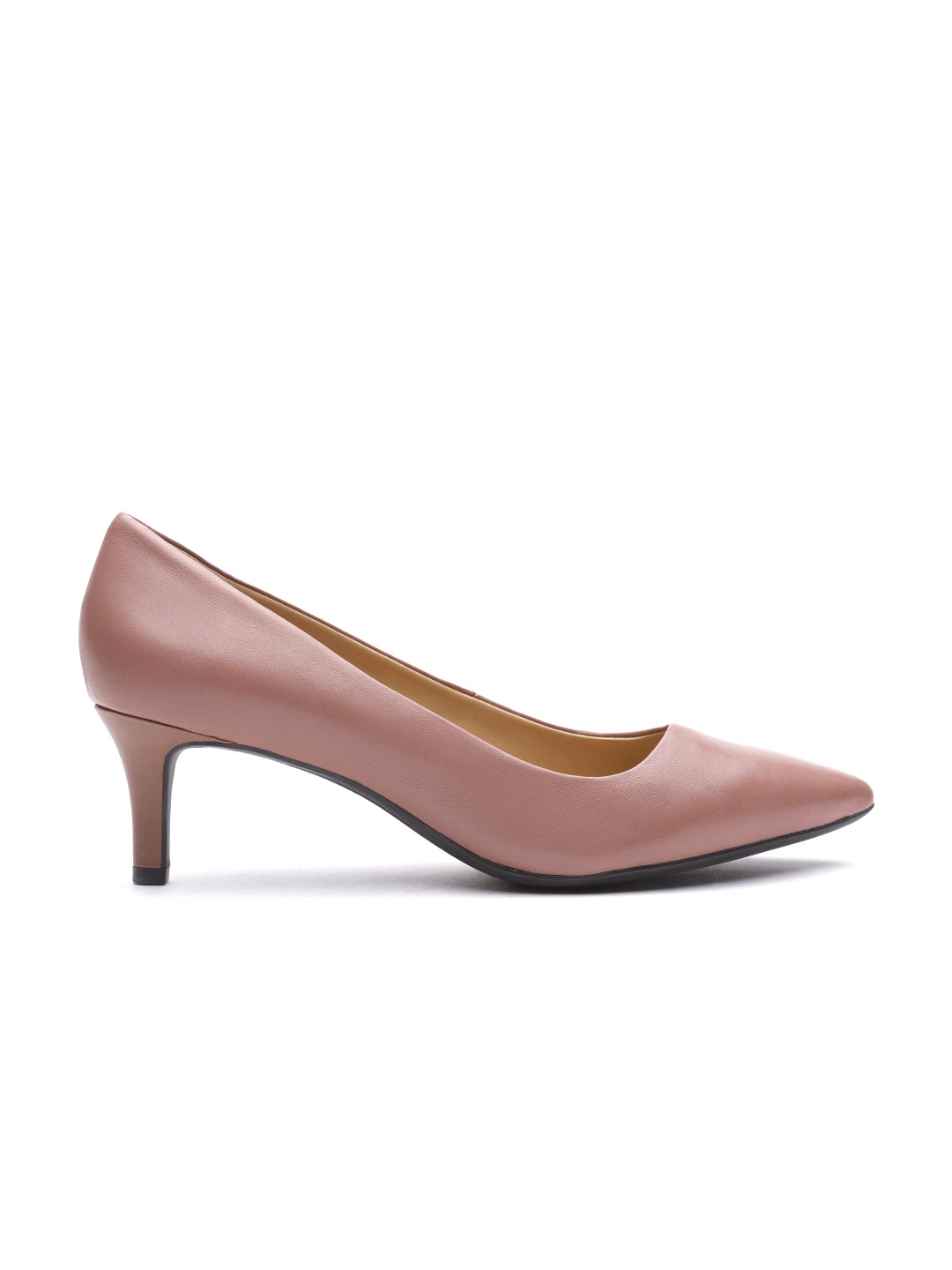 

Geox Women Pink Leather Solid Pumps