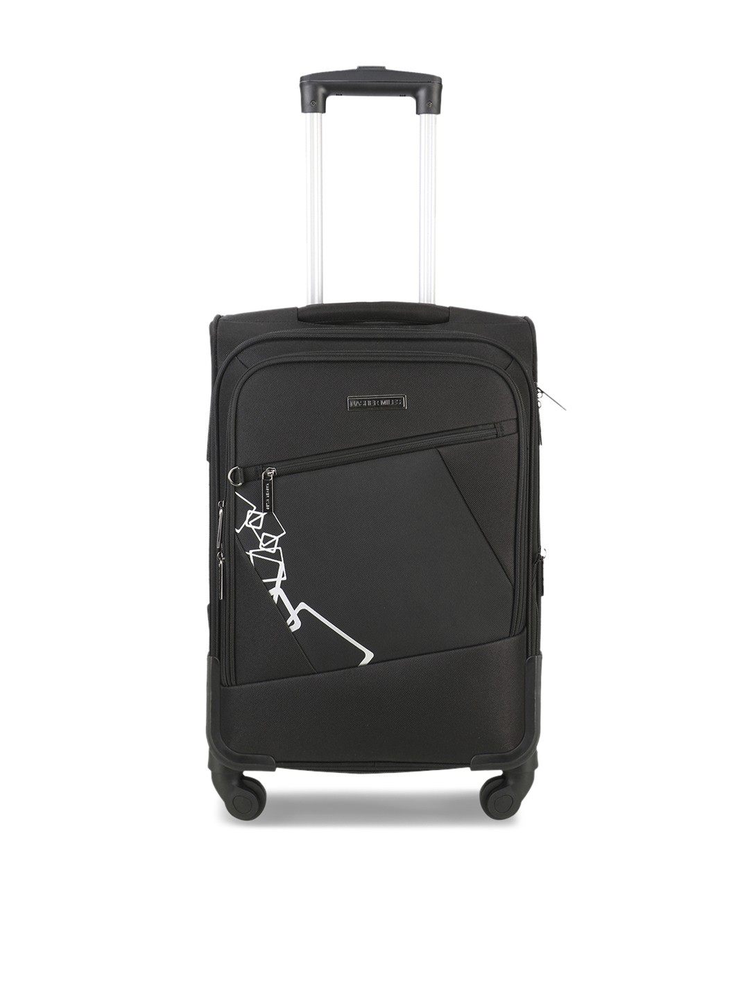

Nasher Miles Unisex Black Medium Trolley Bag