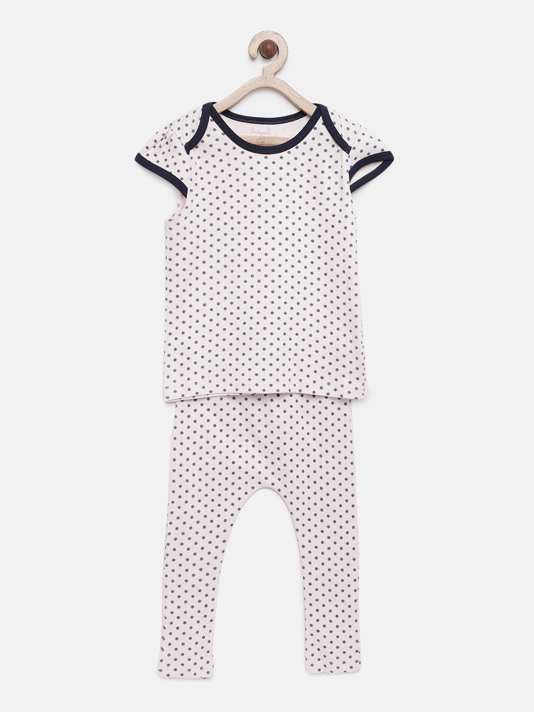 

Babysafe Girls Pink Printed Top with Pyjamas