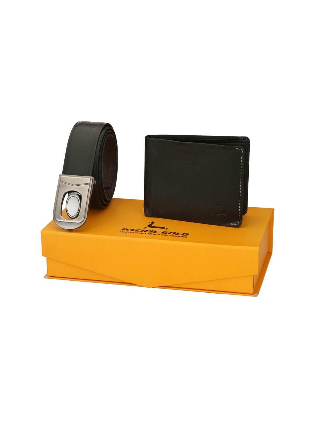 

Pacific Gold Men Brown & Black Accessory Gift Set
