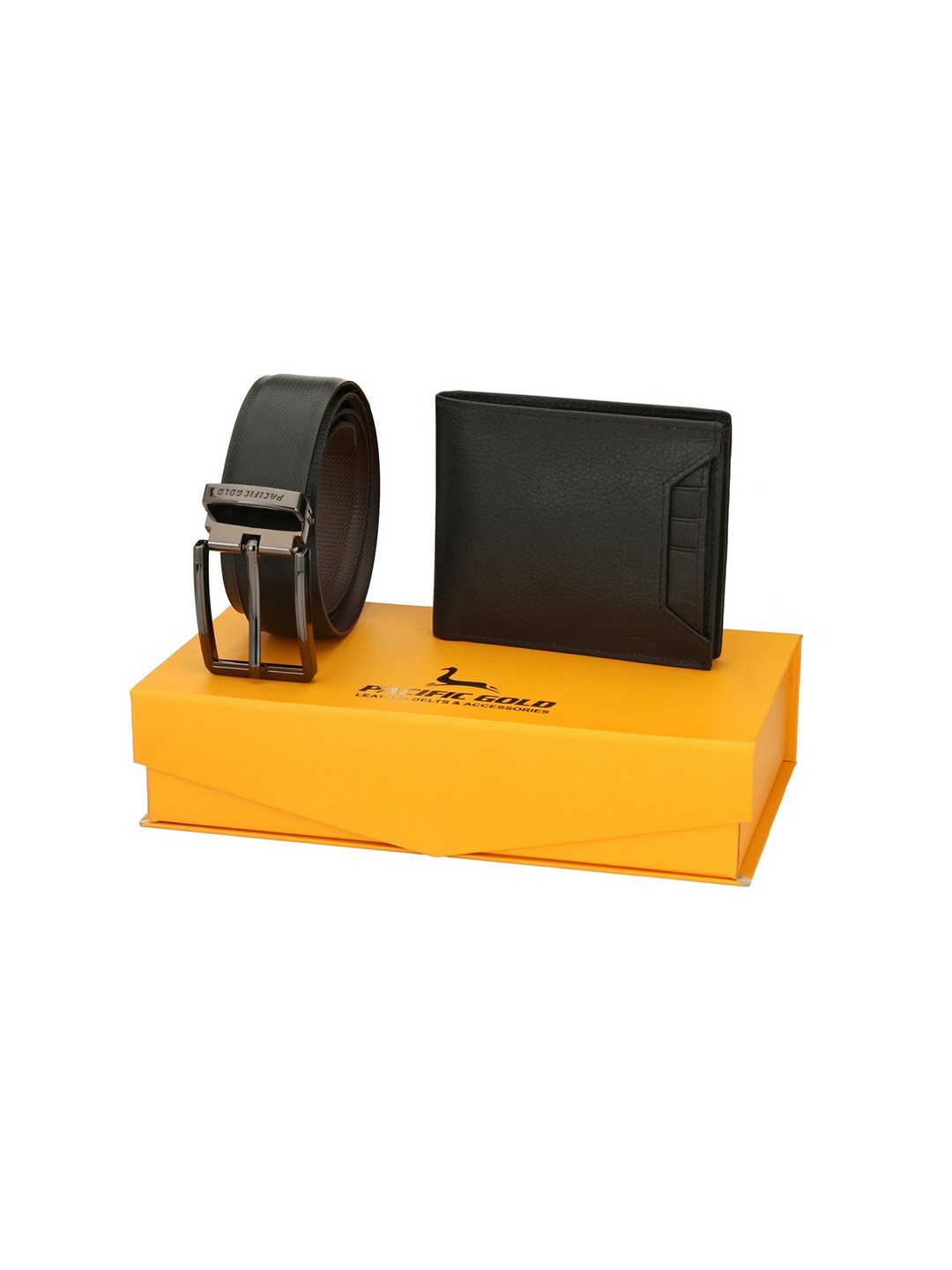 

Pacific Gold Men Black Accessory Gift Set