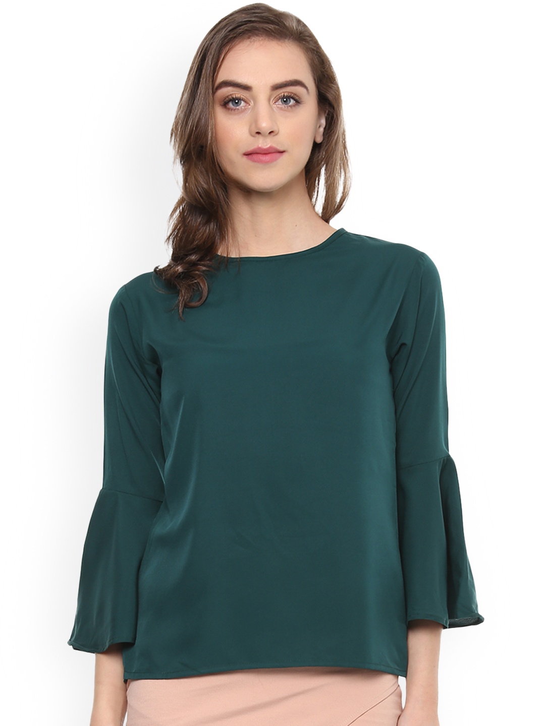 

Mayra Women Green Solid Top