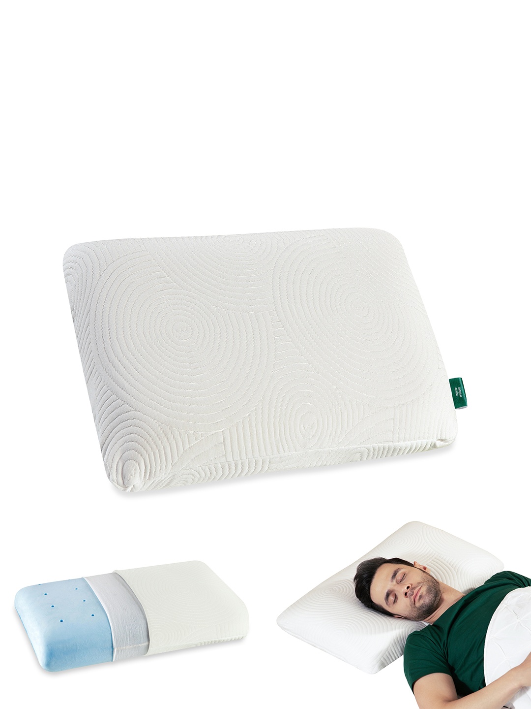 

The White Willow White Memory Foam Therapedic Pillow