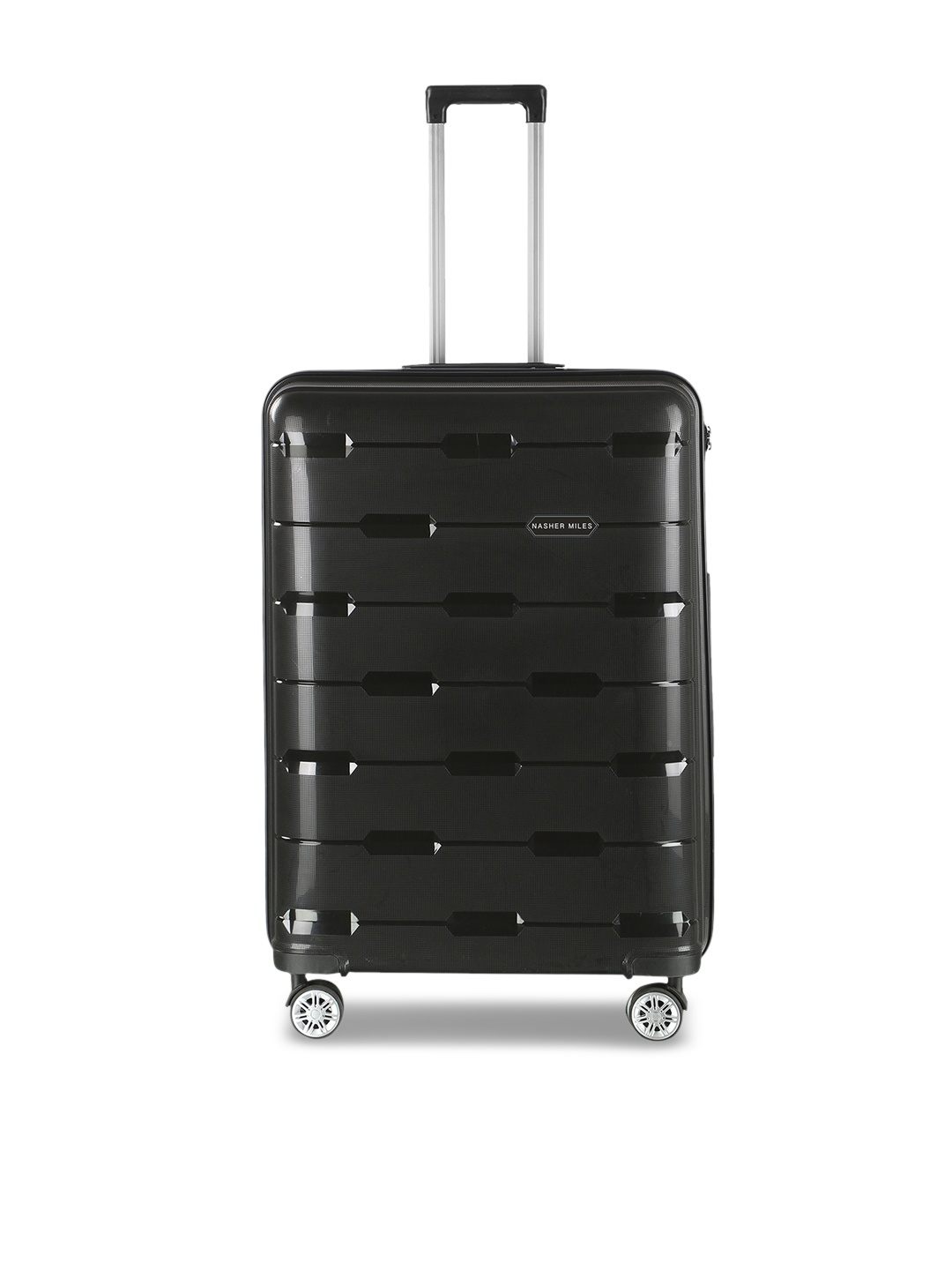 

Nasher Miles Unisex Black Hard-Sided Large Trolley Bag