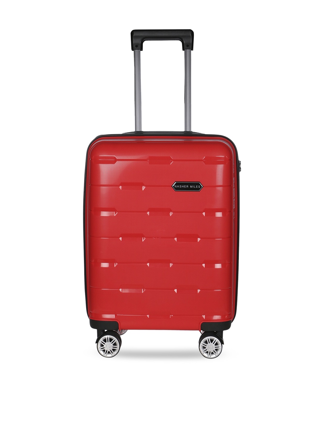 

Nasher Miles Red Hard-Sided Medium Trolley Bag