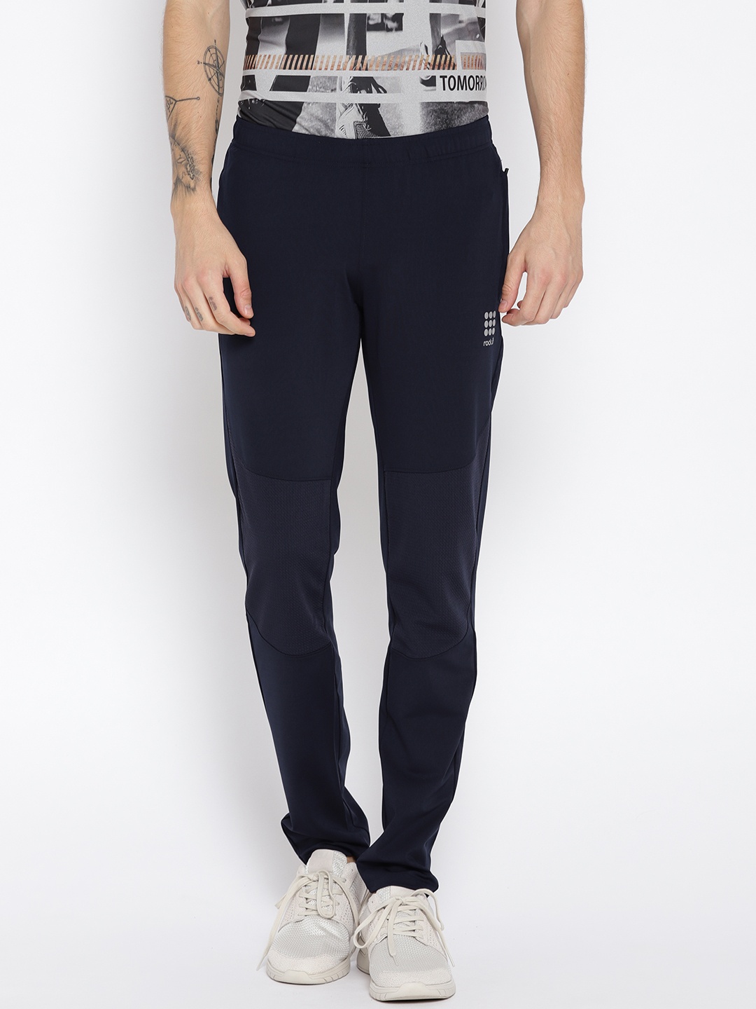 

rock.it Navy Blue Solid Track Pants