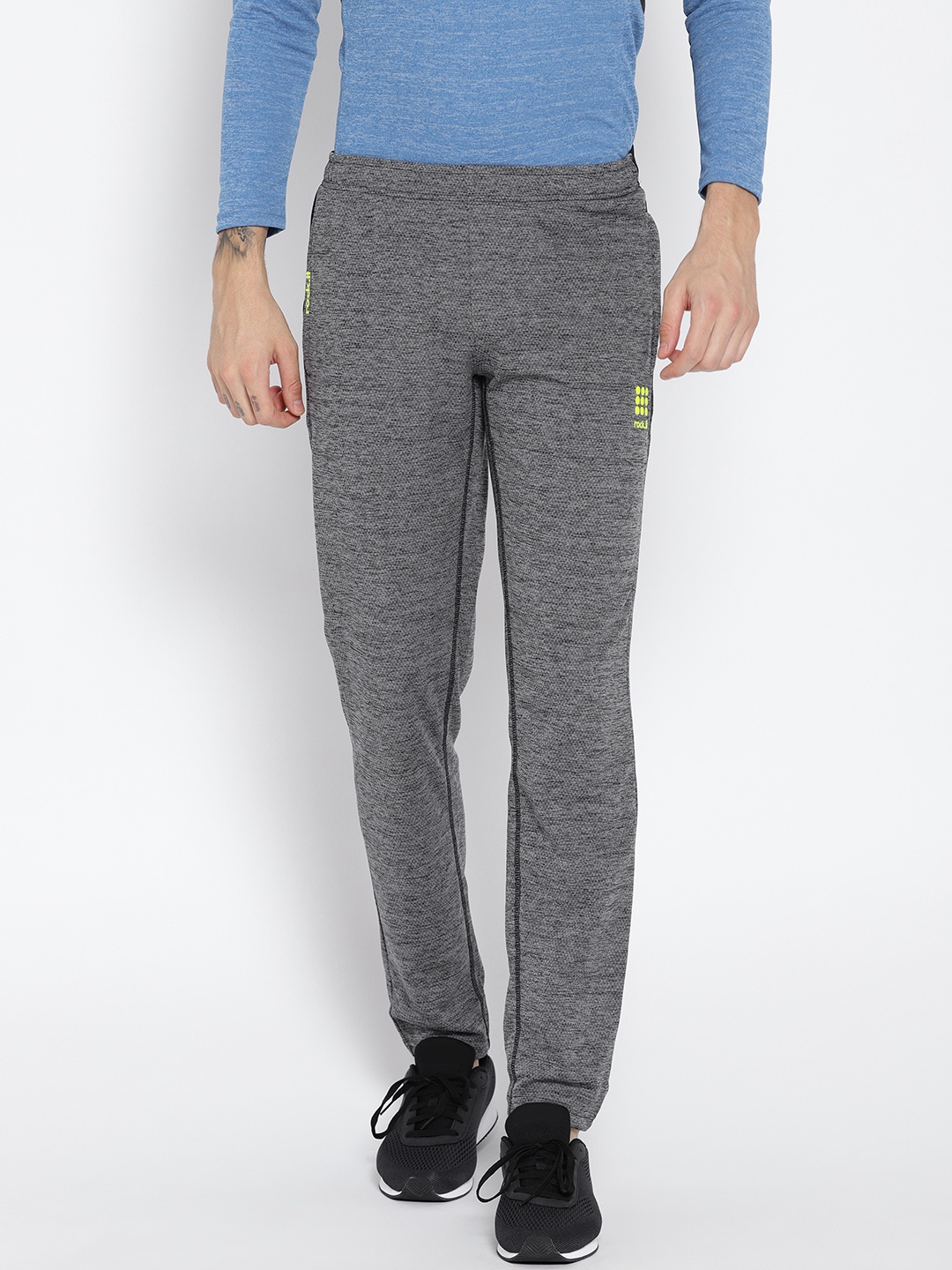 

rock.it Charcoal Grey Solid Track Pants