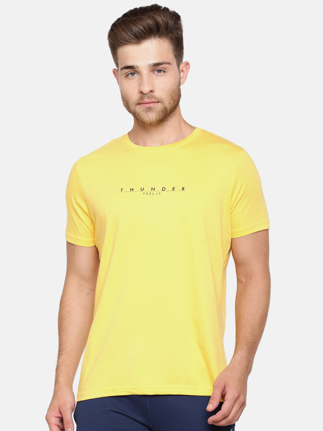 

Bareblow Men Yellow Lounge T-shirt BBTS20S