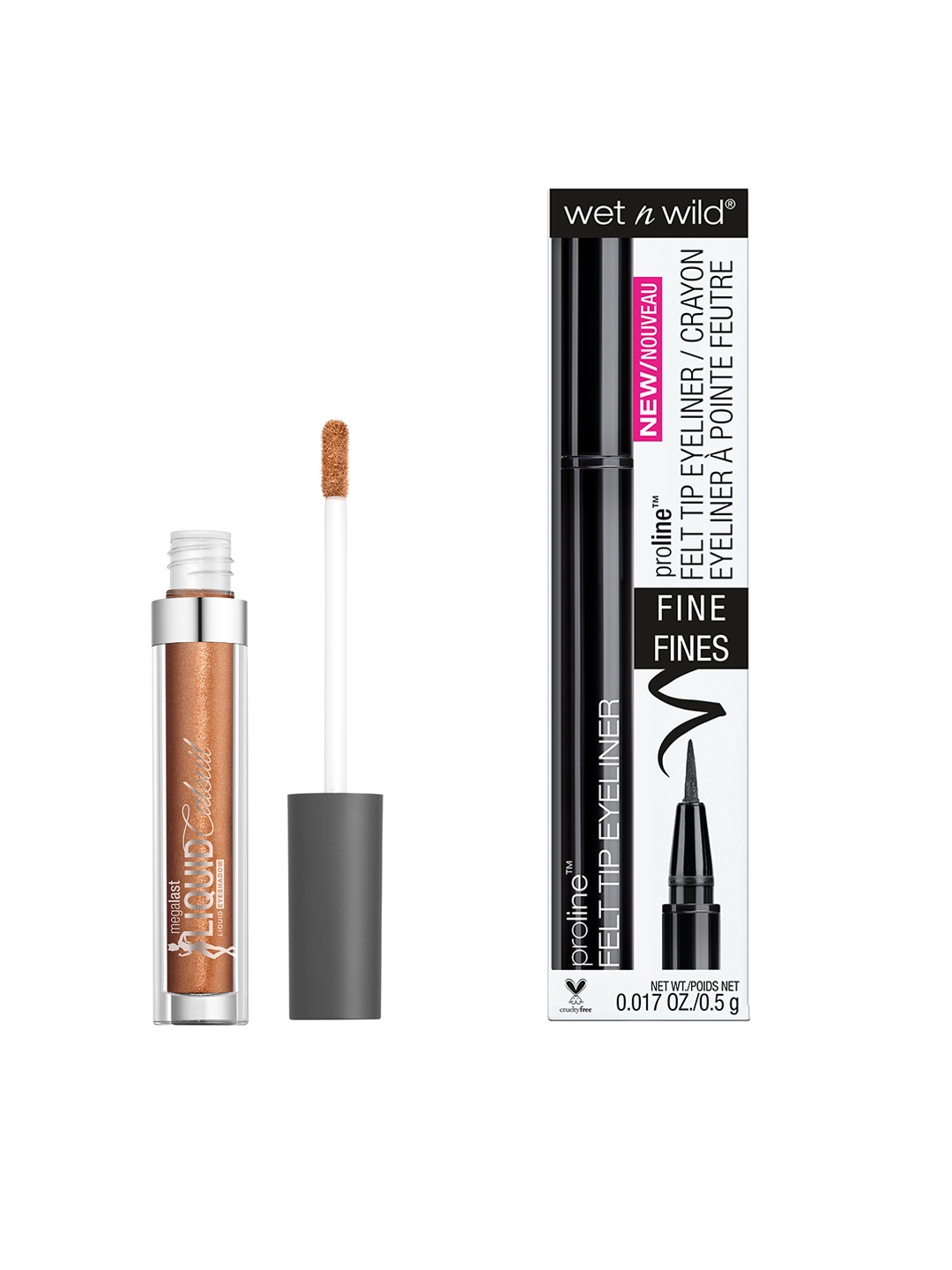 

Wet n Wild Set of Moonchild Single Eyeshadow & Berry Red Lip Liner Pencil, Blue