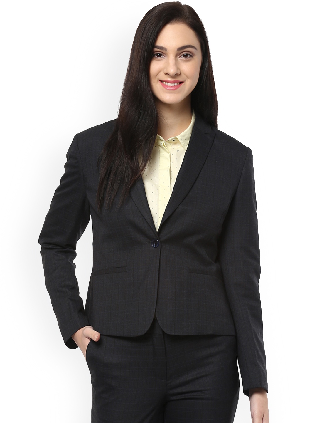 

Allen Solly Woman Black Formal Blazer
