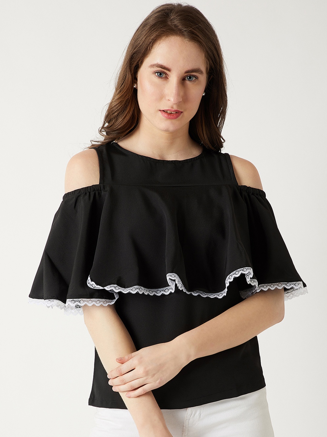 

Miss Chase Women Black Solid Top