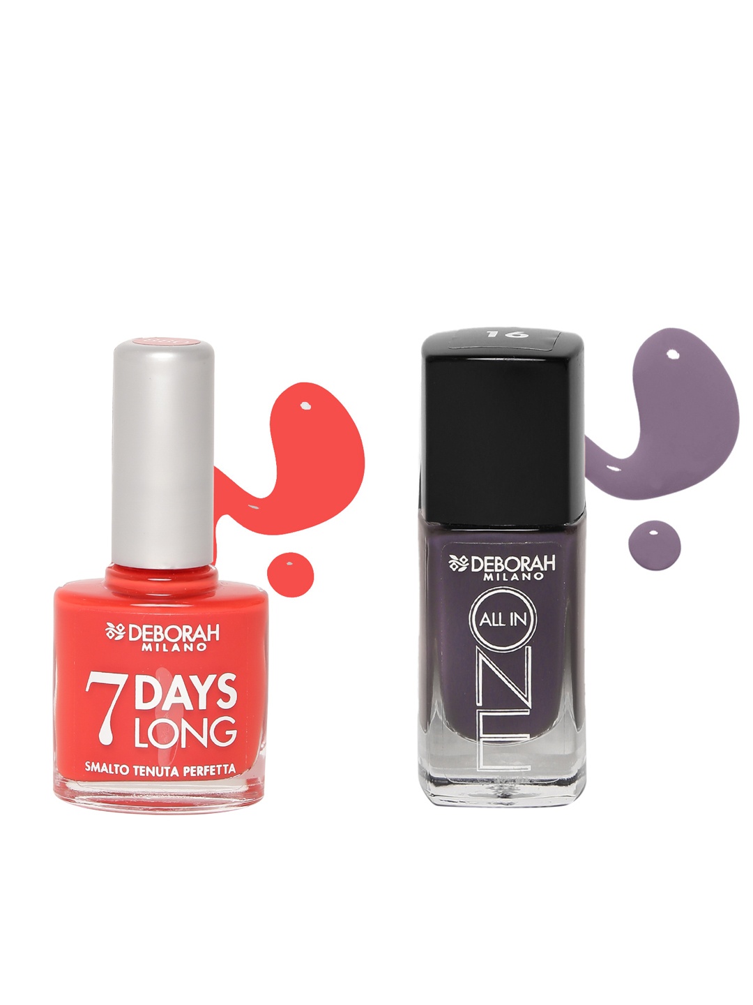 

Deborah Milano Pack of 2 Nail Polish, Purple