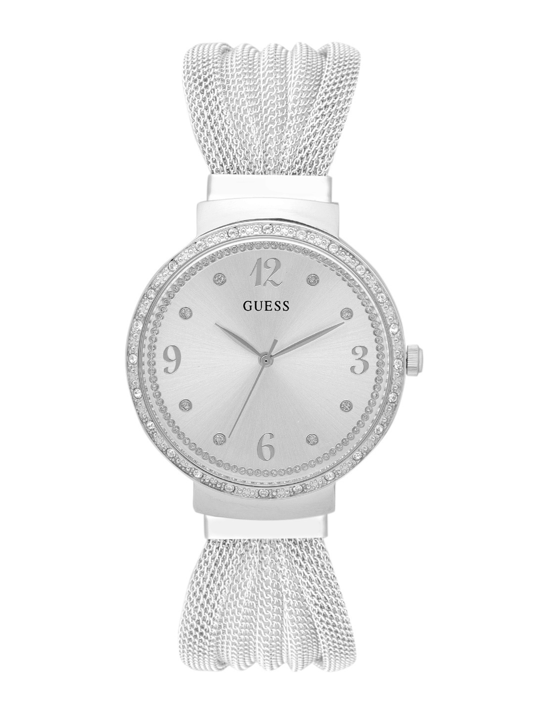 

GUESS Women Silver-Toned Analogue Watch W1083L1