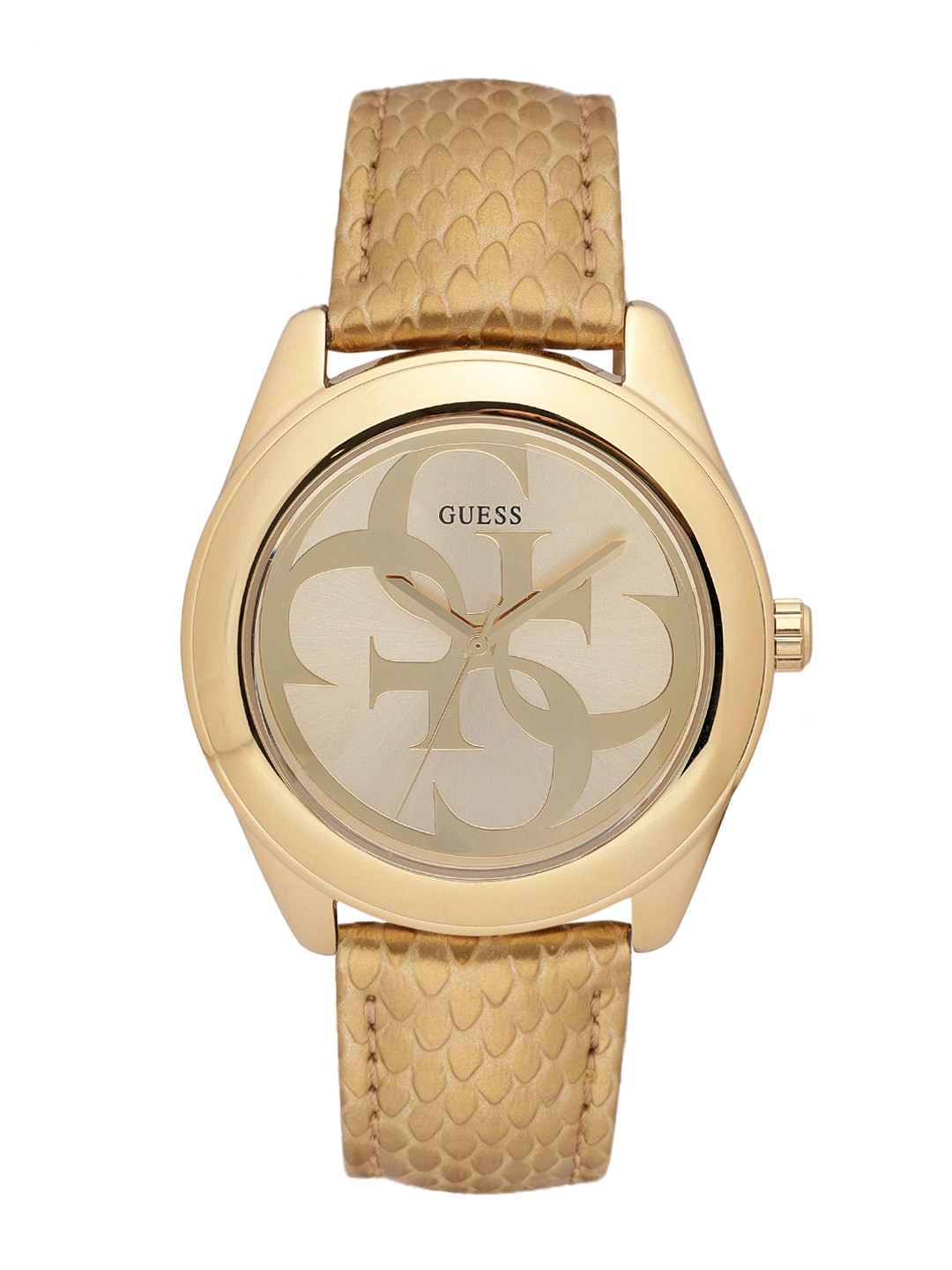 

GUESS Women Gold-Toned Analogue Watch W0895L8