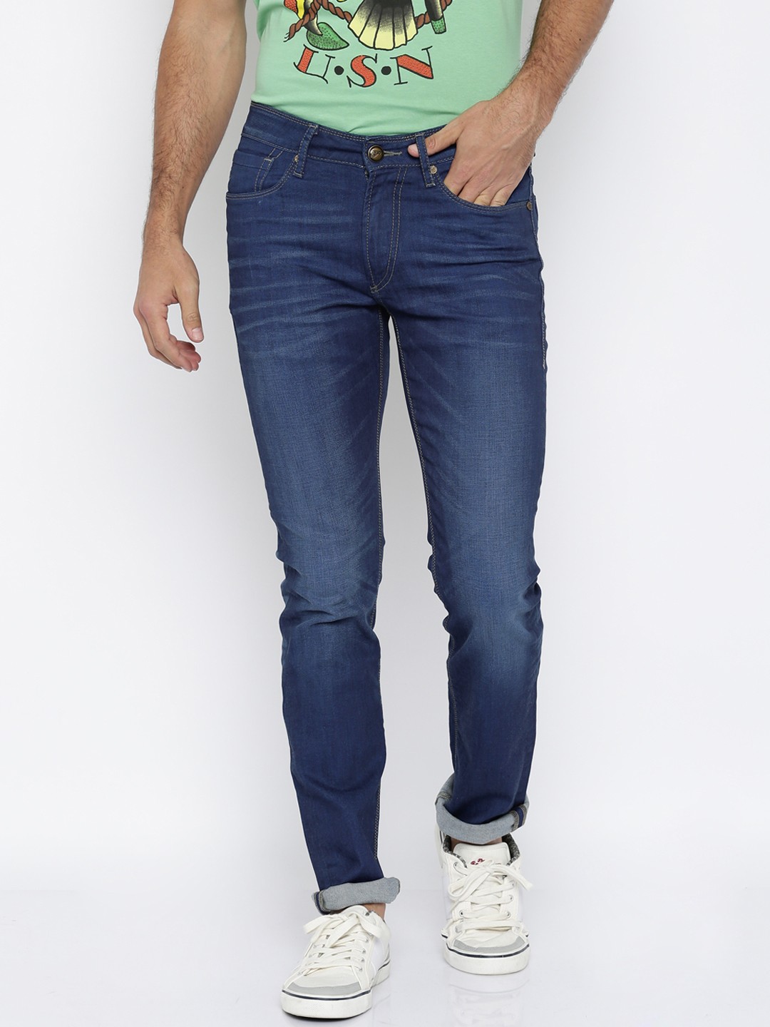 

Ed Hardy Men Blue Super Slim Fit Jeans