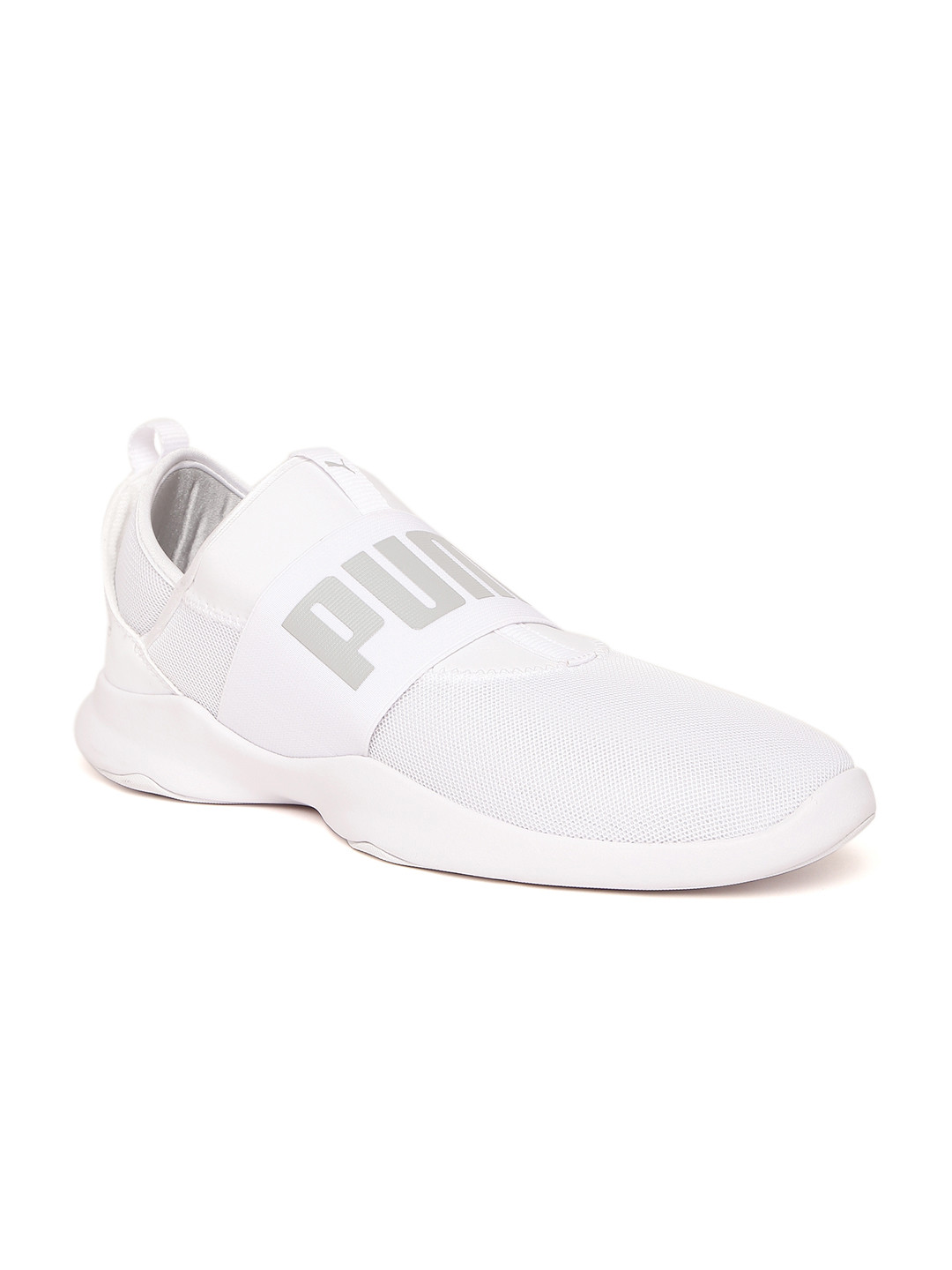 

Puma Unisex White Slip-On Sneakers