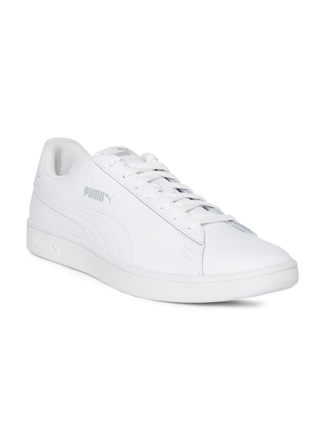 

Puma Men White Puma Smash v2 L Sneakers