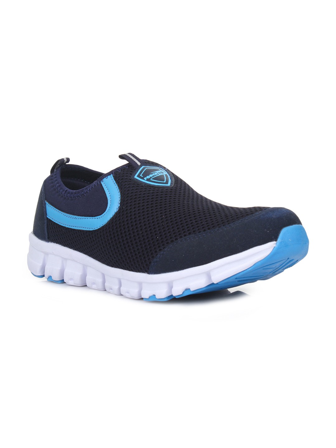 

Liberty Men Blue Leather Running Shoes