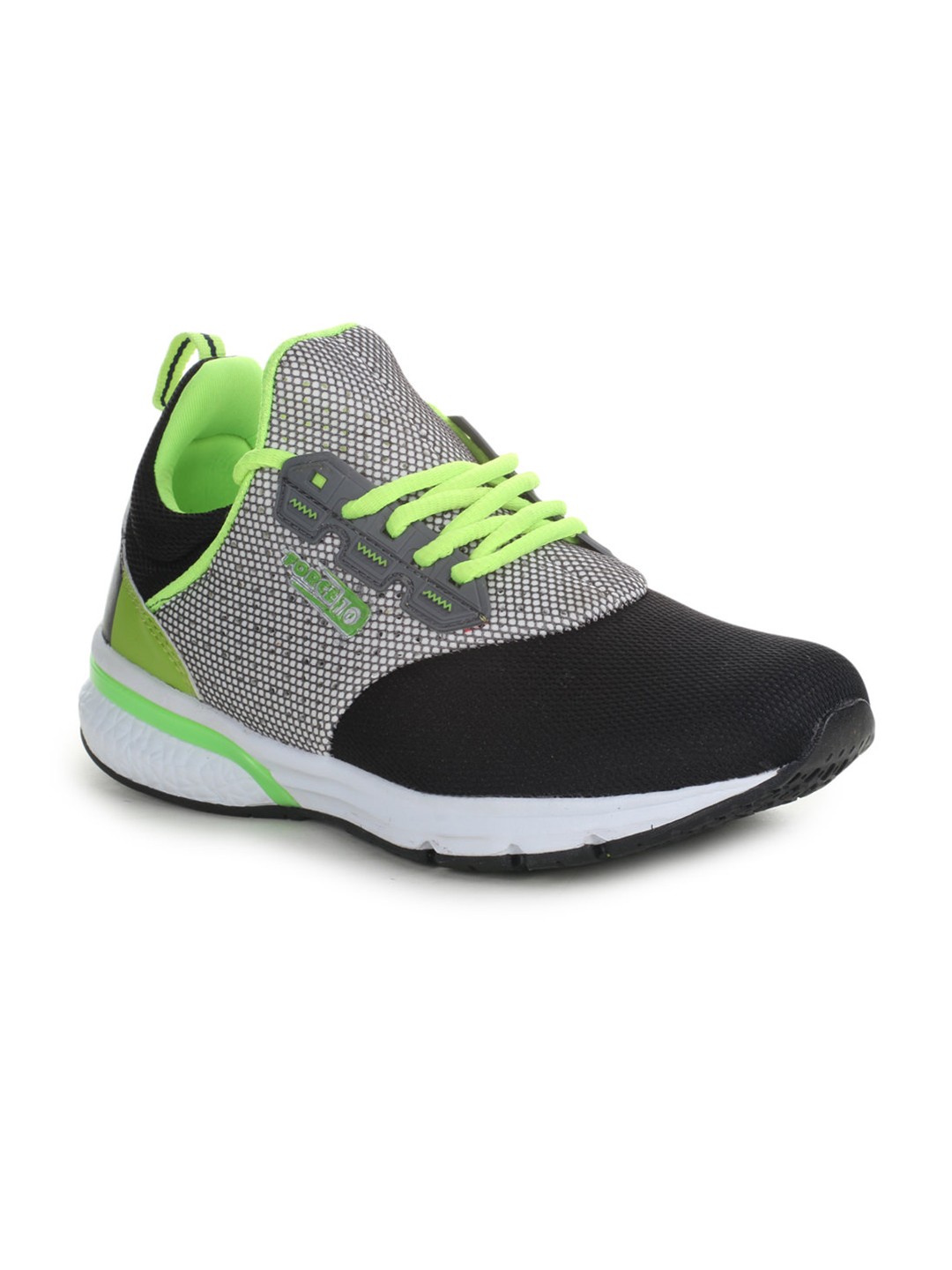 

Liberty Men Grey Leather Running Shoes