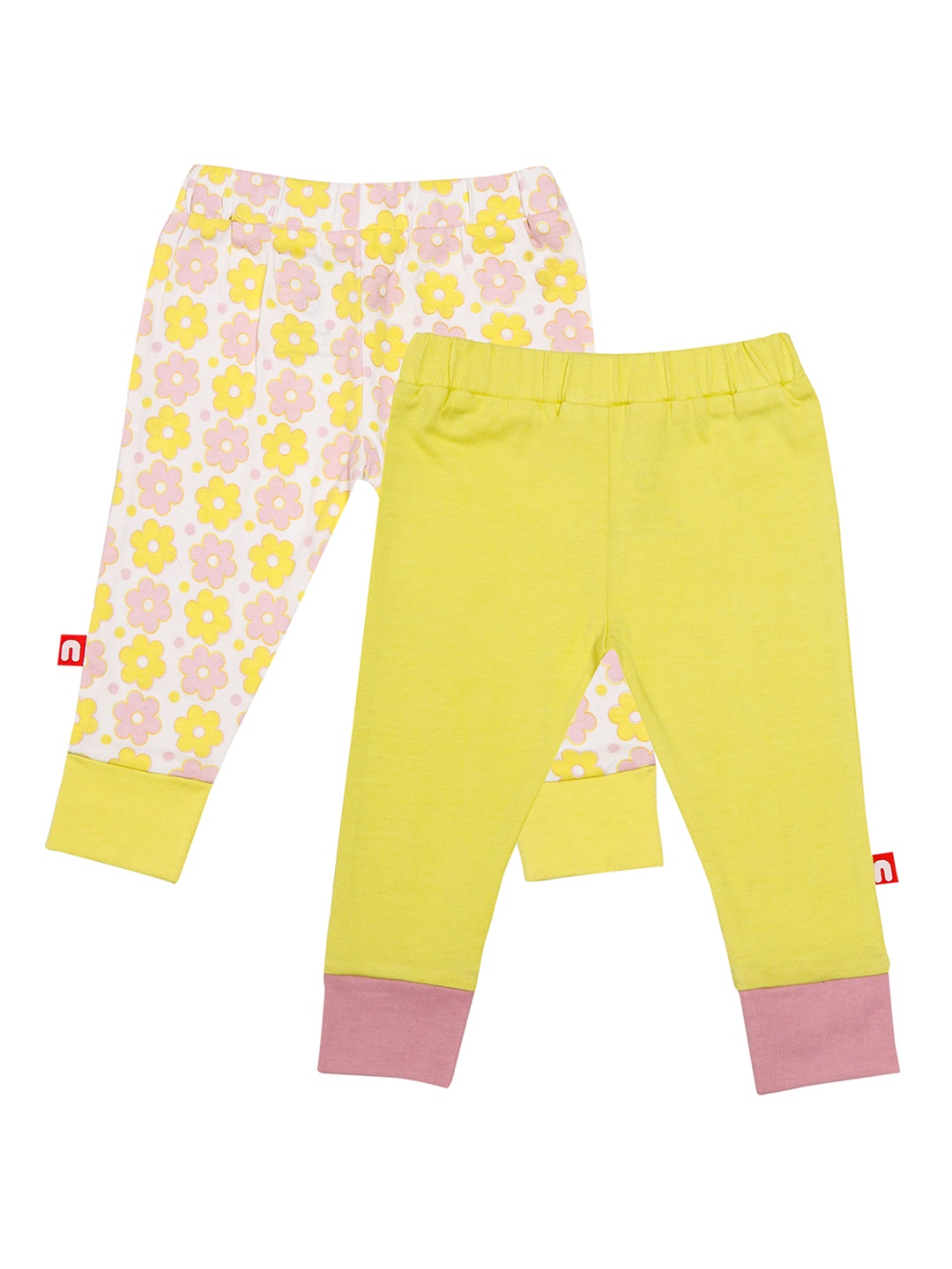 

Nino Bambino Girls Pack of 2 Leggings, Yellow