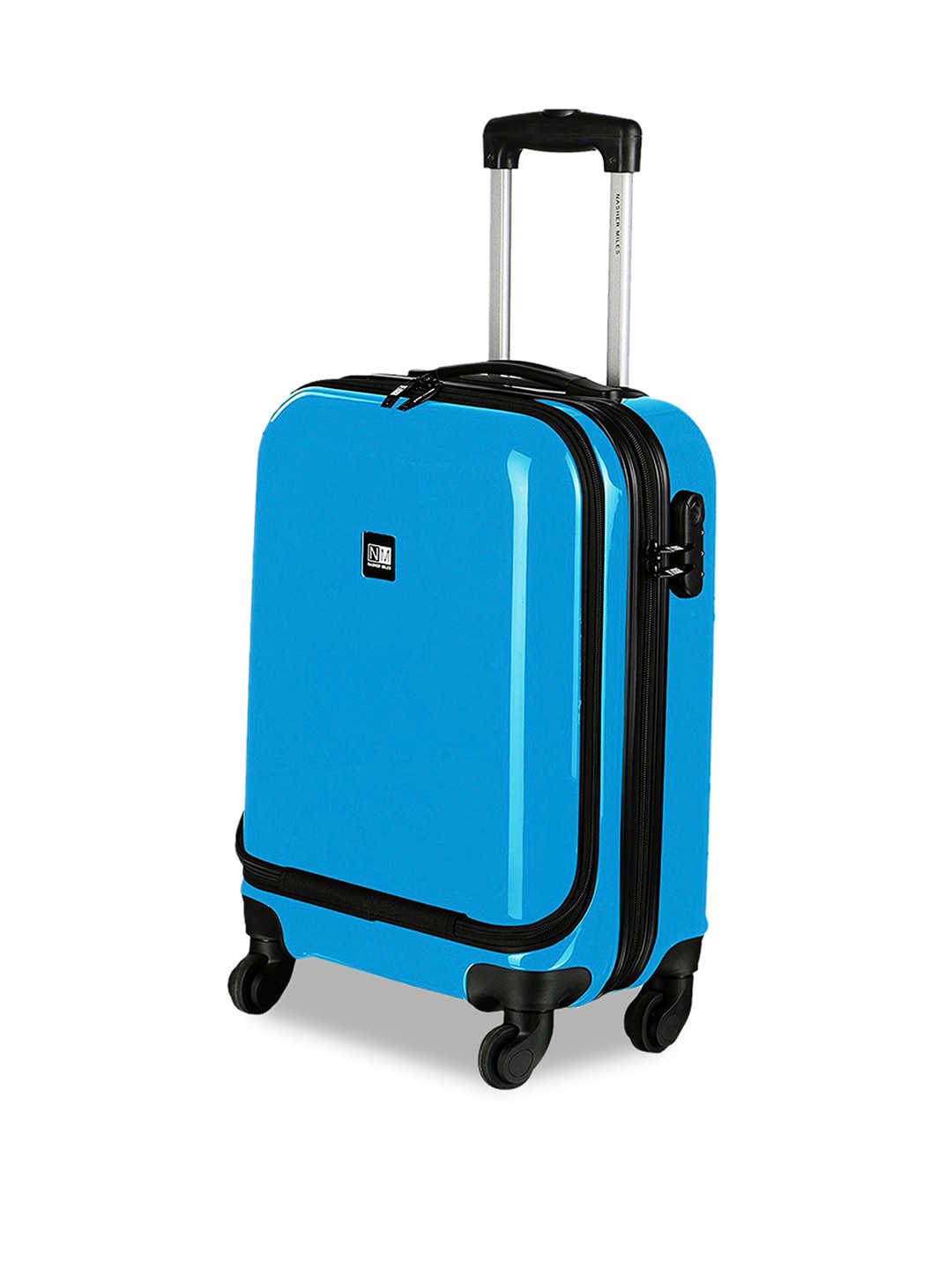 

Nasher Miles Blue Overnighter Trolley Bag