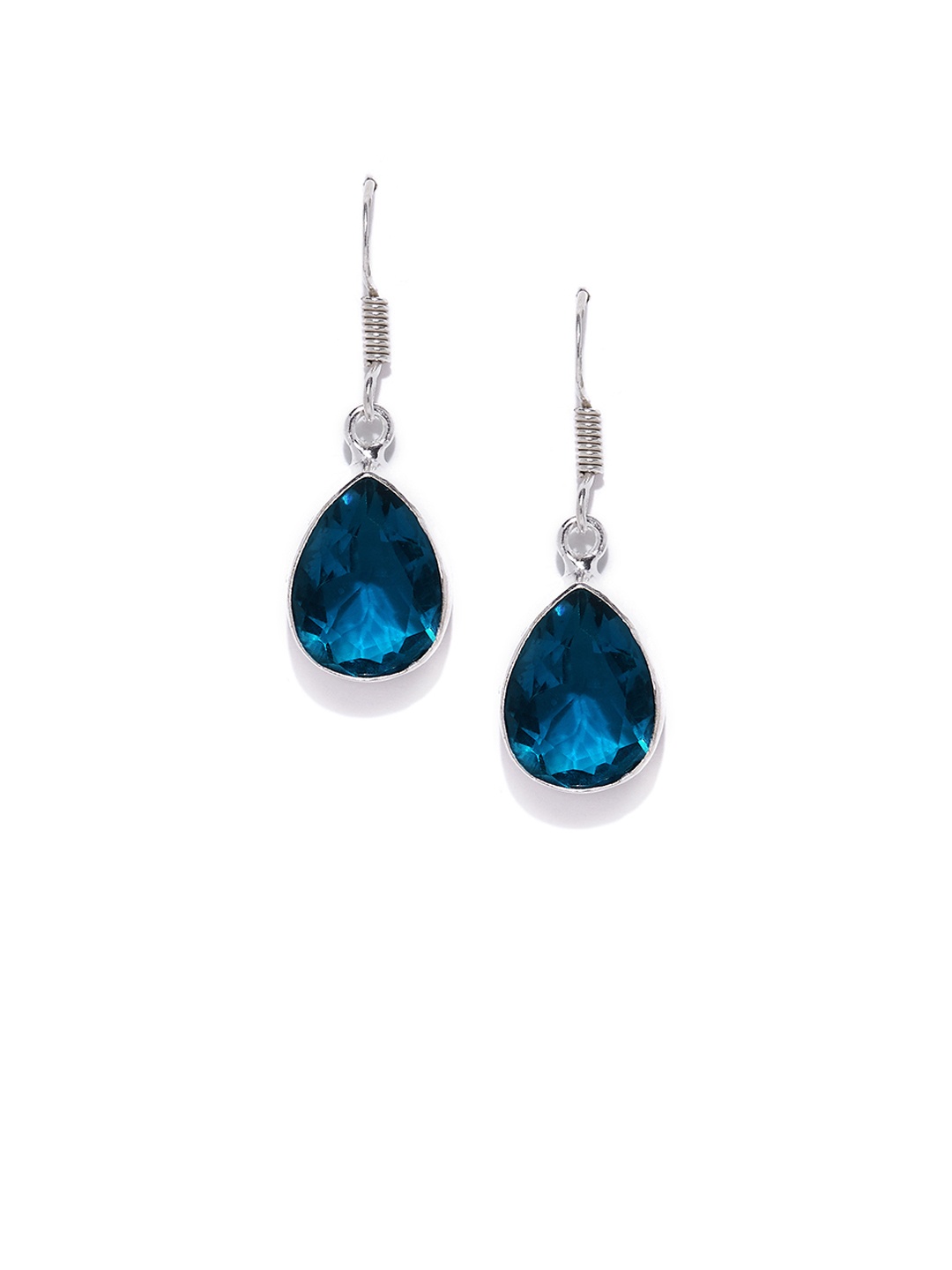 

Bamboo Tree Jewels Blue Teardrop Shaped Drop Earrings