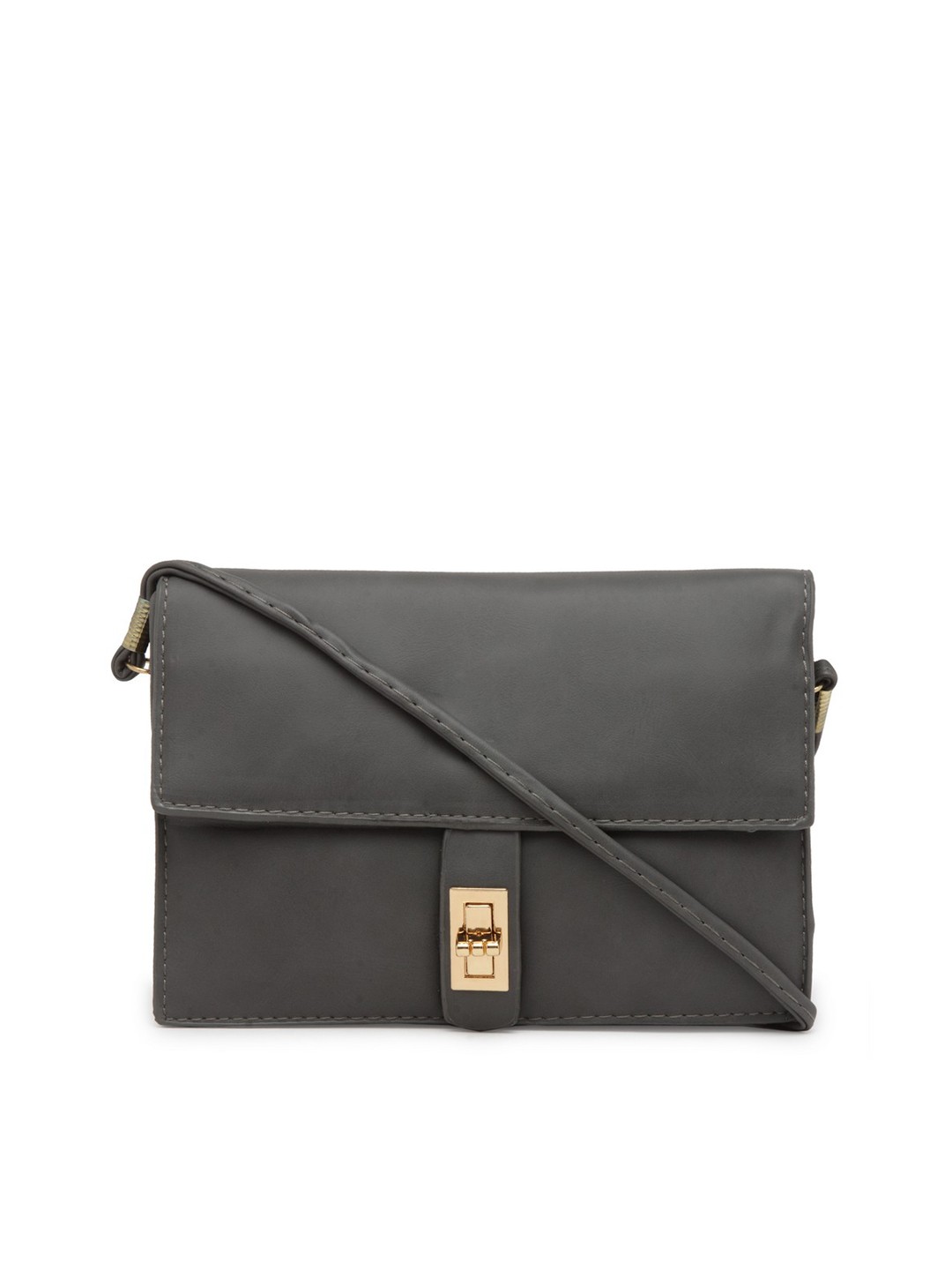 

Moedbuille Charcoal Solid Clutch