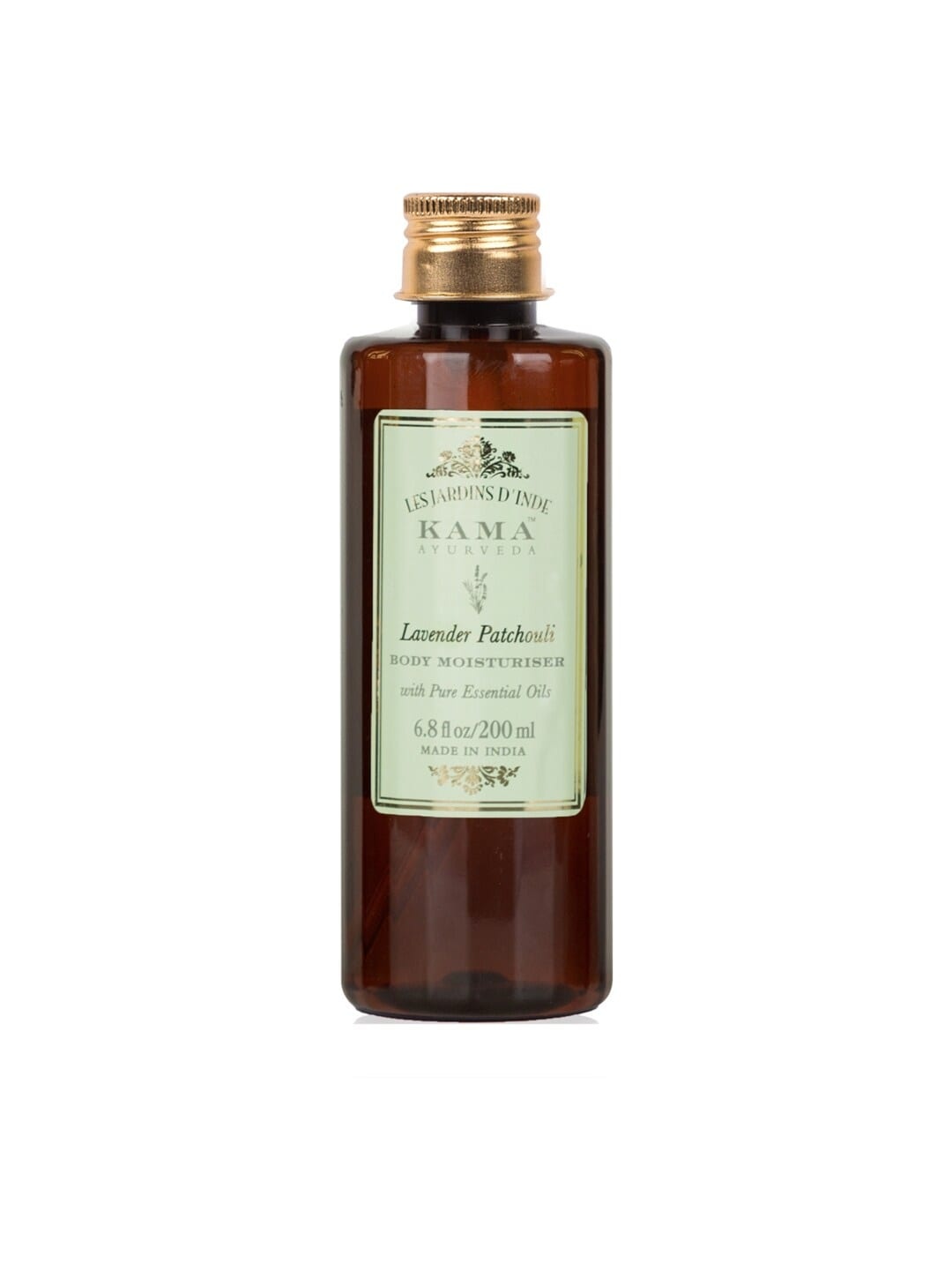 Kama Ayurveda Unisex Lavender Patchouli Sustainable Body Moisturiser 200 ml, Brown
