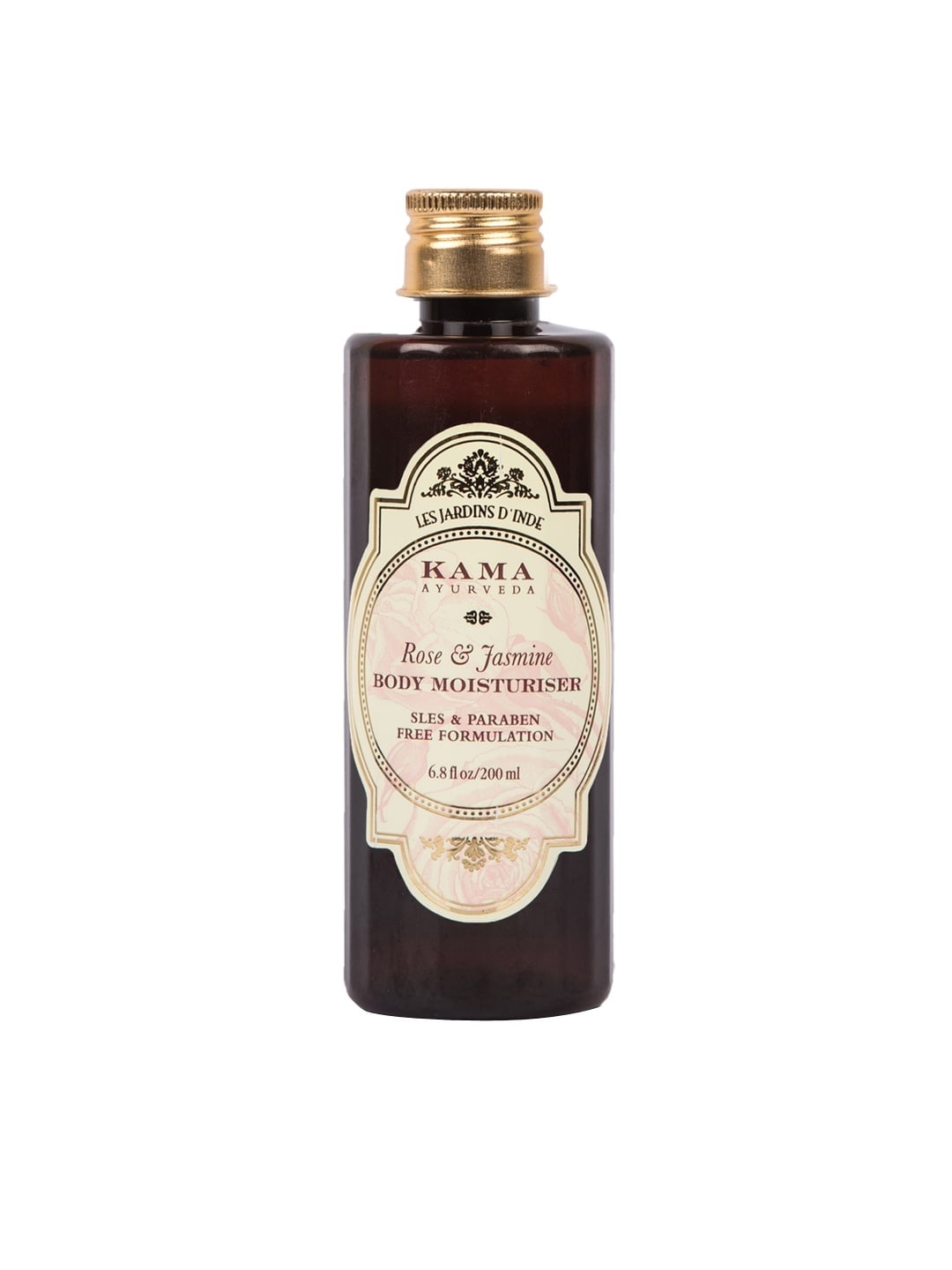 

KAMA AYURVEDA Unisex Rose and Jasmine Sustainable Body Moisturiser 200 ml, Brown