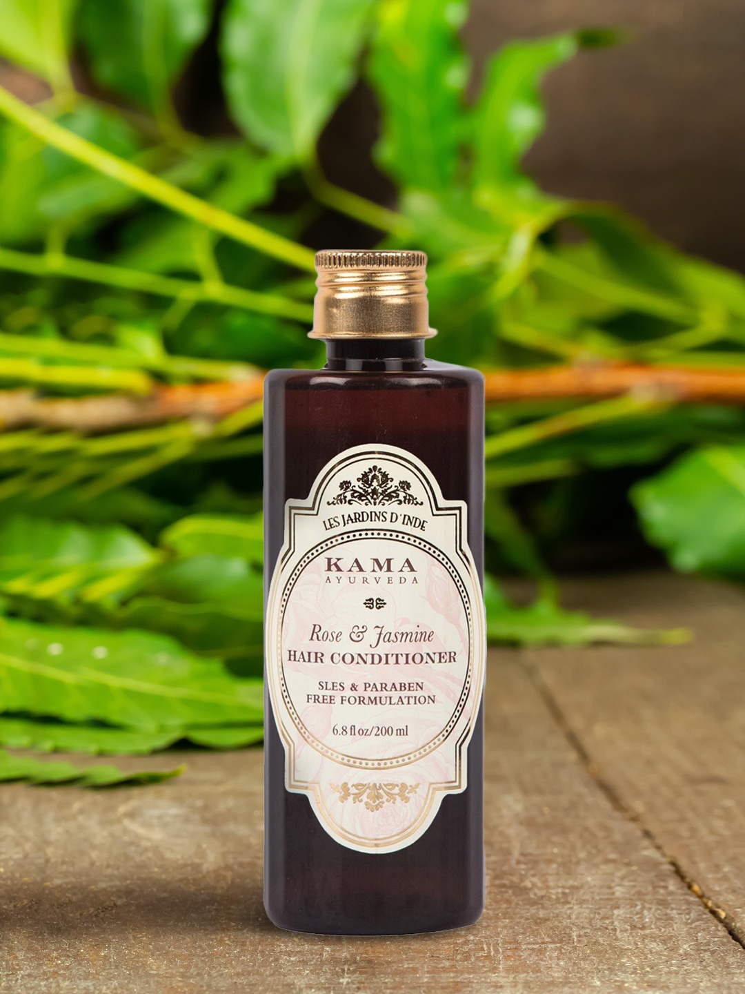 

KAMA AYURVEDA Rose & Jasmine Hair Conditioner 200 ml, Brown