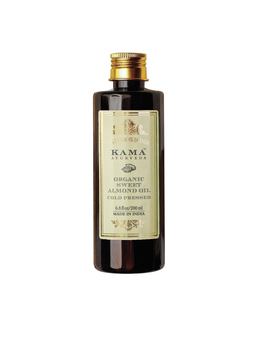 

KAMA AYURVEDA Unisex Organic Sweet Almond Oil 200 ml, Brown