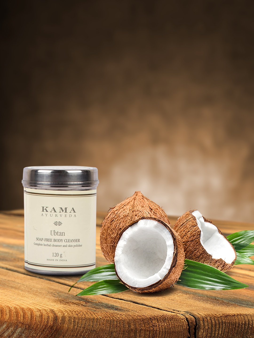

KAMA AYURVEDA Sustainable Ubtan Soap Free Body Cleanser, White