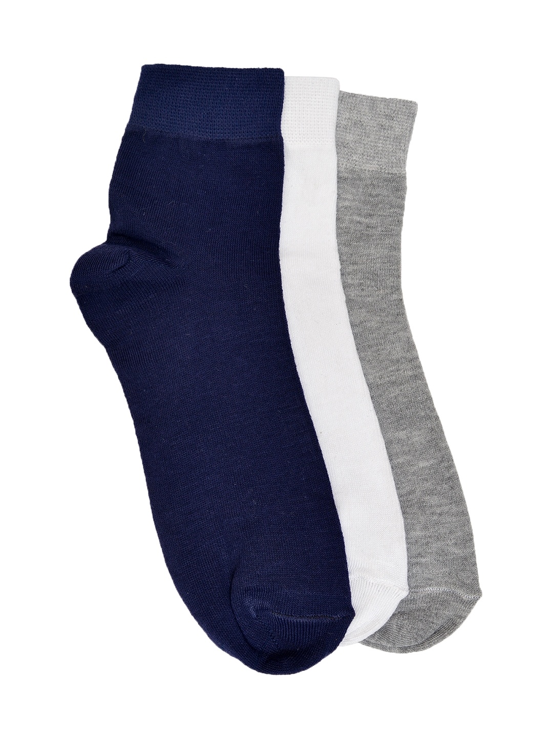 

MARC Men Set of 3 Ankle-Length Socks, Navy blue