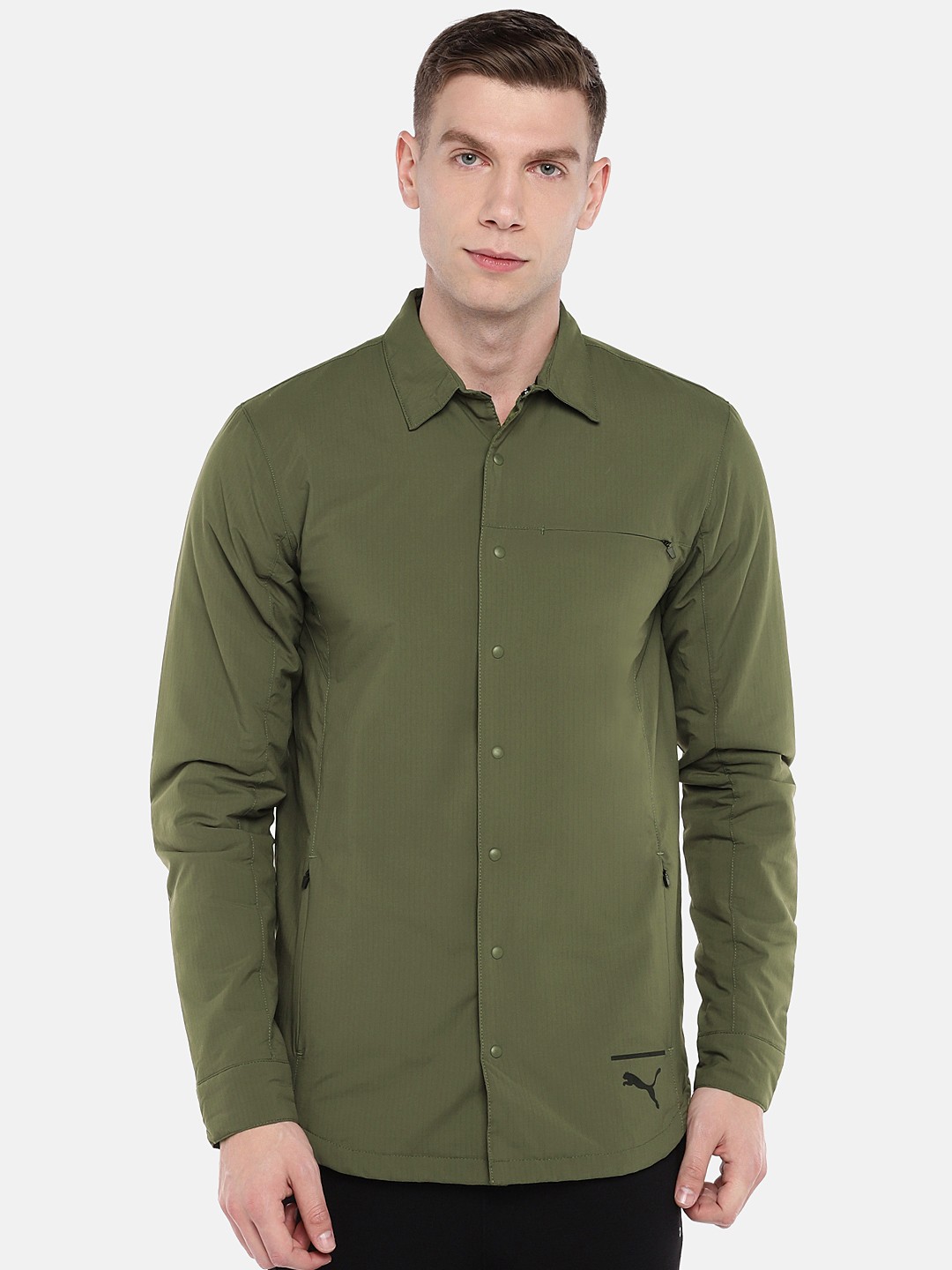 

Puma Olive Green New Evo Casual Shacket