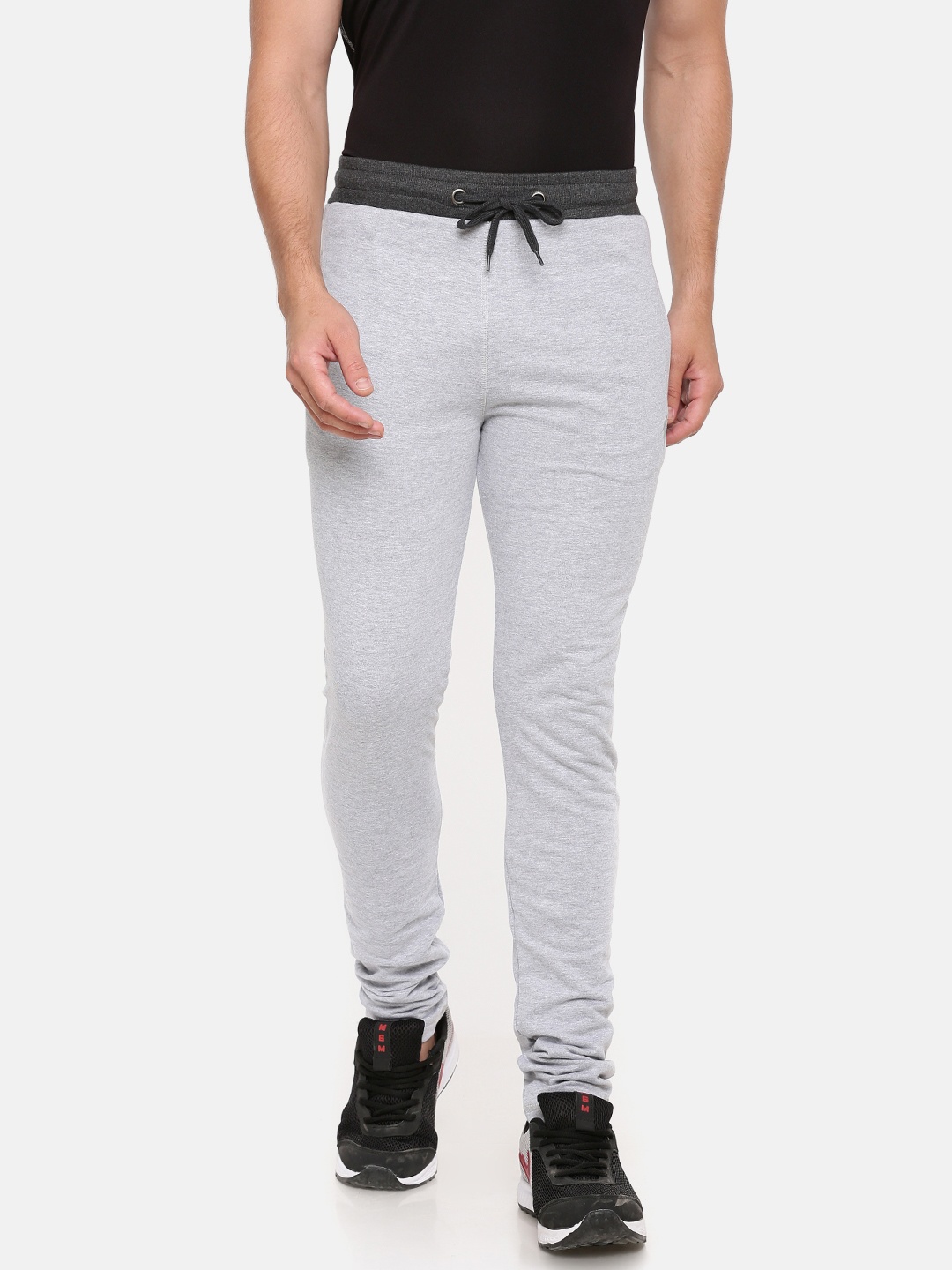 

Bareblow Grey Melange Slim Fit Track Pants