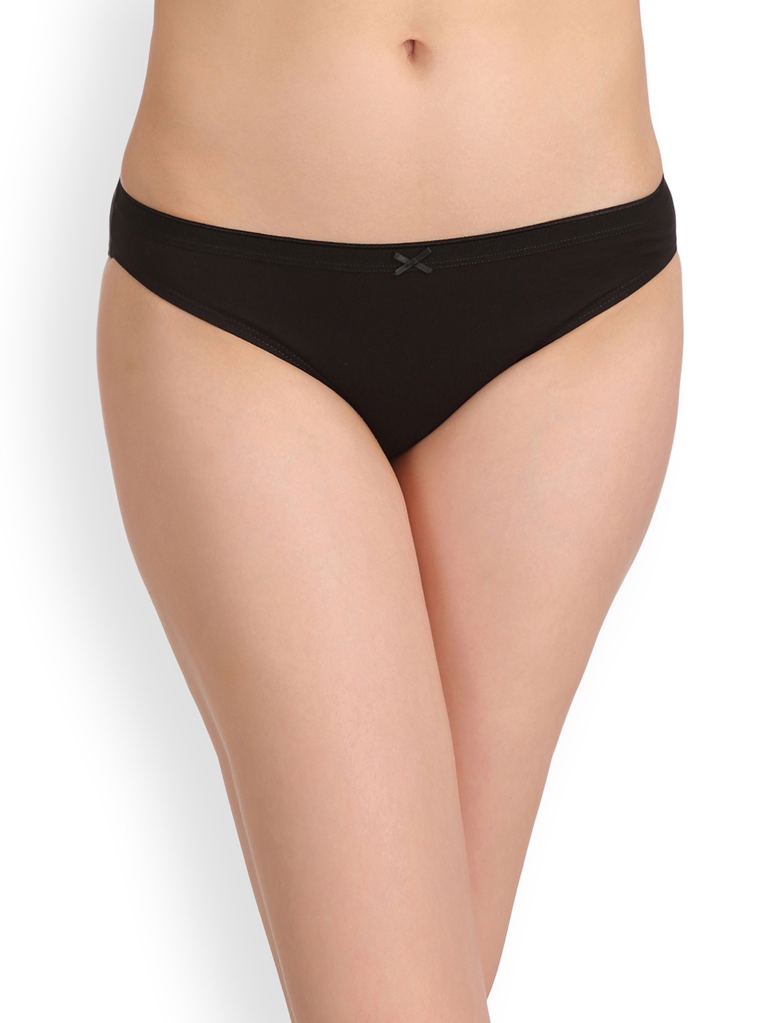 

Clovia Women Black Solid Low-Waist Bikini Briefs PN2596P13XL