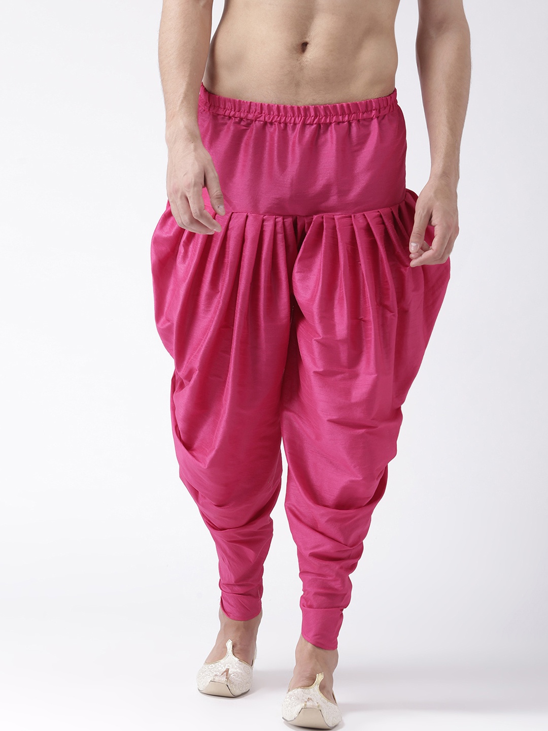 

Hangup Men Pink Dhoti Pants