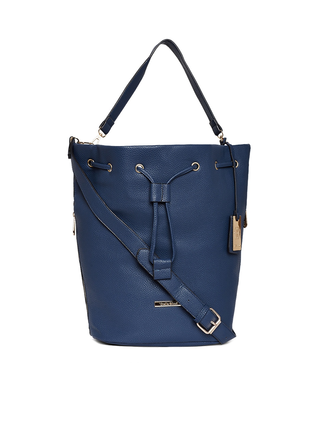 

Stella Ricci Blue Solid Tote Bag