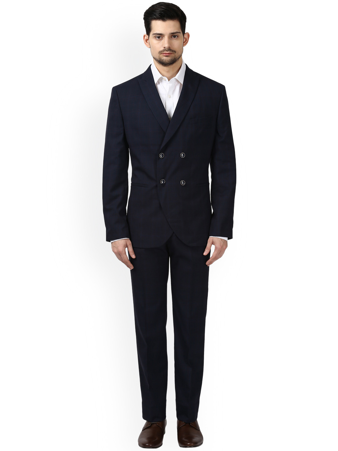 

Park Avenue Blue Woven Formal Suit