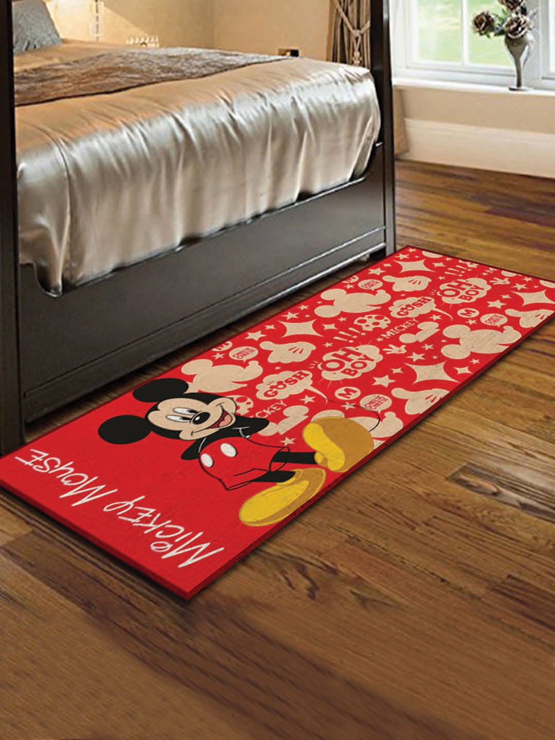 

Disney Athom Trendz Mickey Mouse Runner Carpet, Red