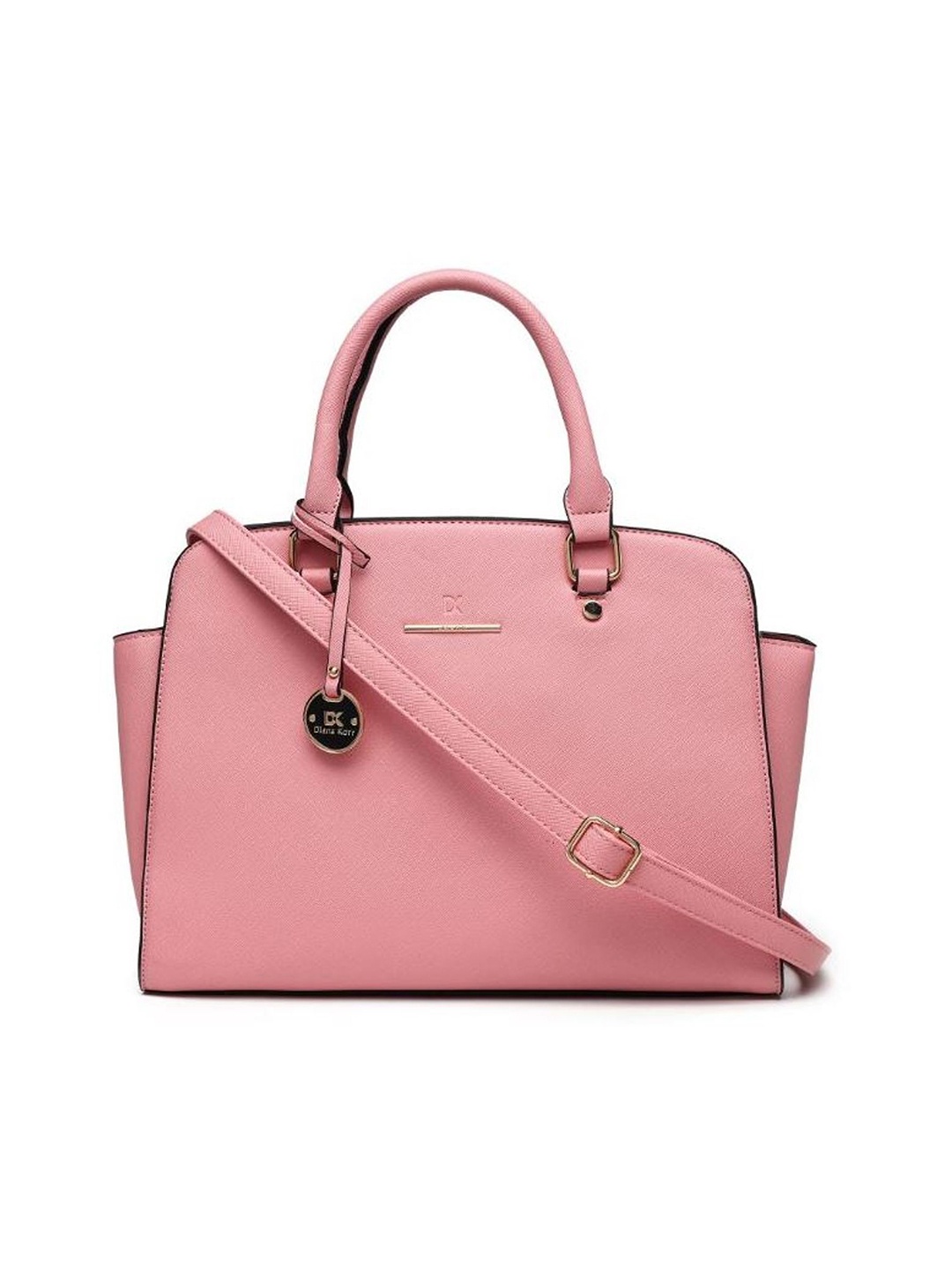 

Diana Korr Pink Solid Handheld Bag