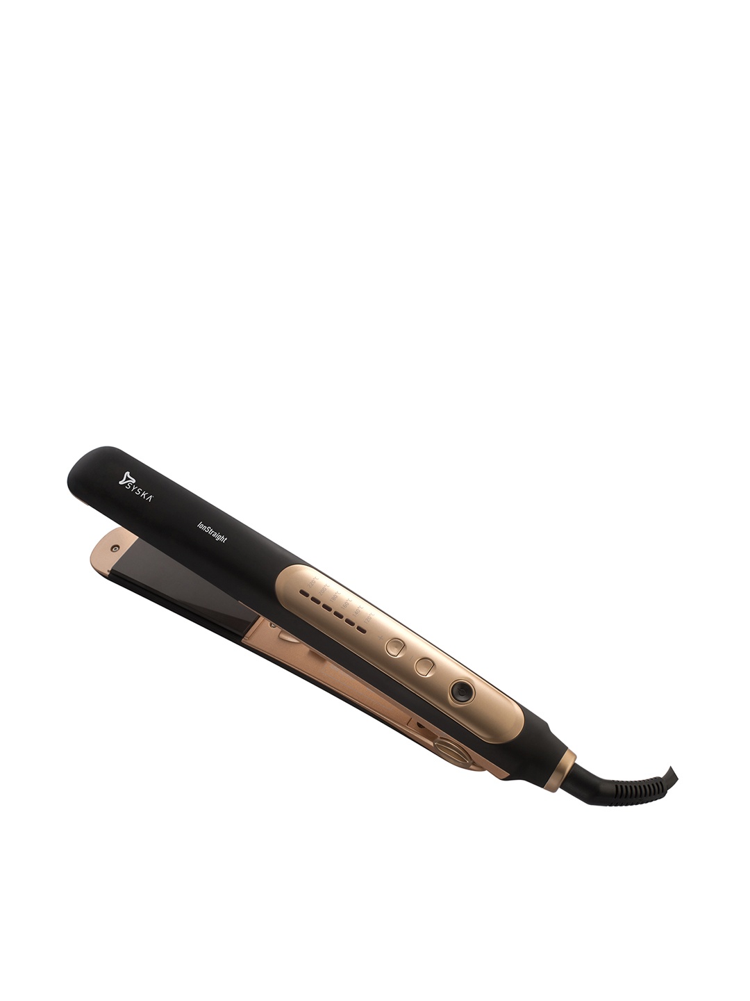 

Syska Black and Gold Toned Ion Straight Hair Straightener HS2021i