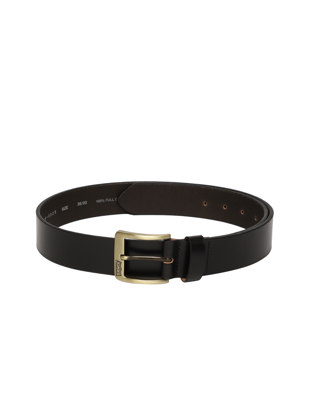 

Levis Men Black Solid Cloverdale Leather Belt