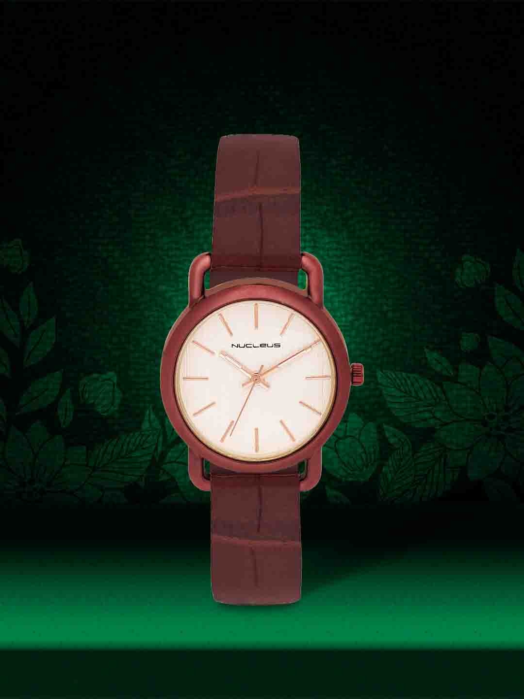 

Nucleus Unisex White Analogue Watch NCKLBRWBR