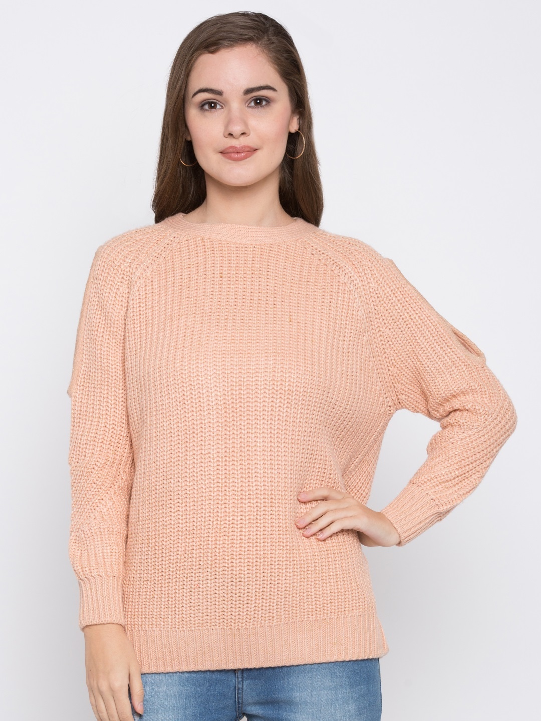 

Globus Women Pink Self-Design Top