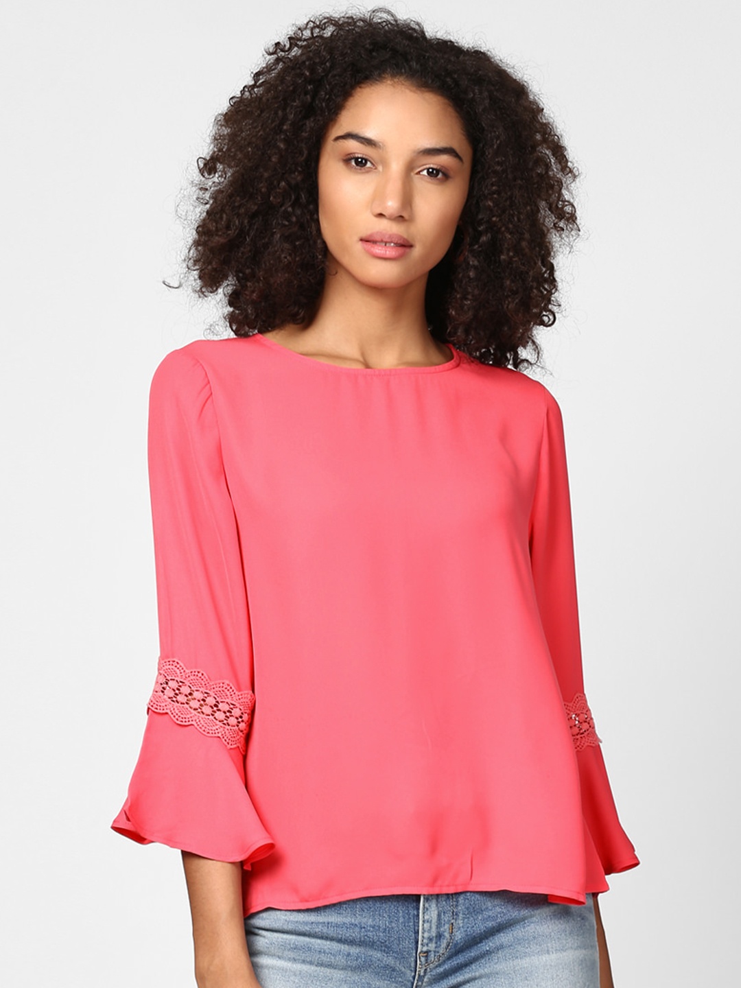 

Harpa Women Pink Solid Top