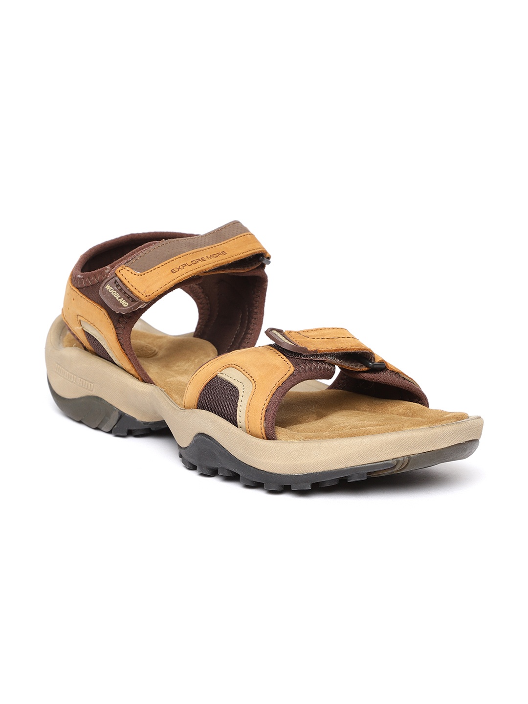 

Woodland ProPlanet Men Brown Nubuck Leather Comfort Sandals