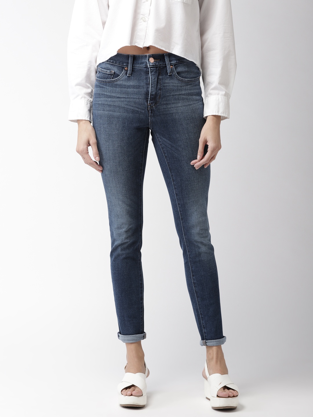 

Levis Women Blue Shaping Skinny Fit Mid-Rise Jeans 311