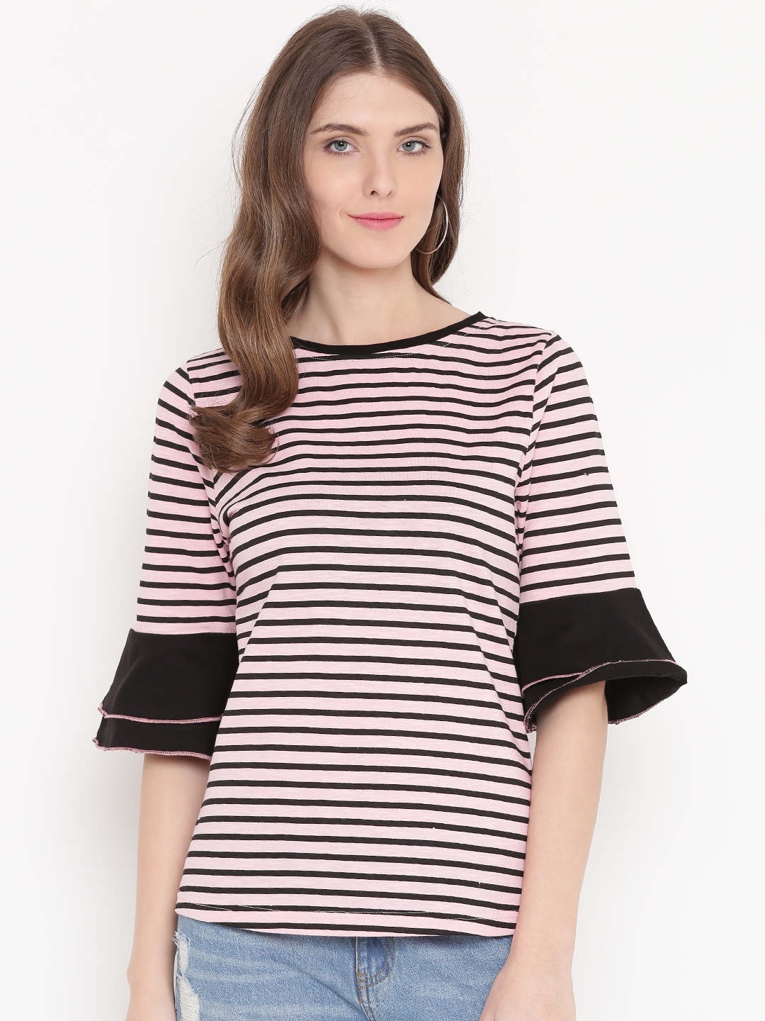 

GRITSTONES Women Pink Printed Top